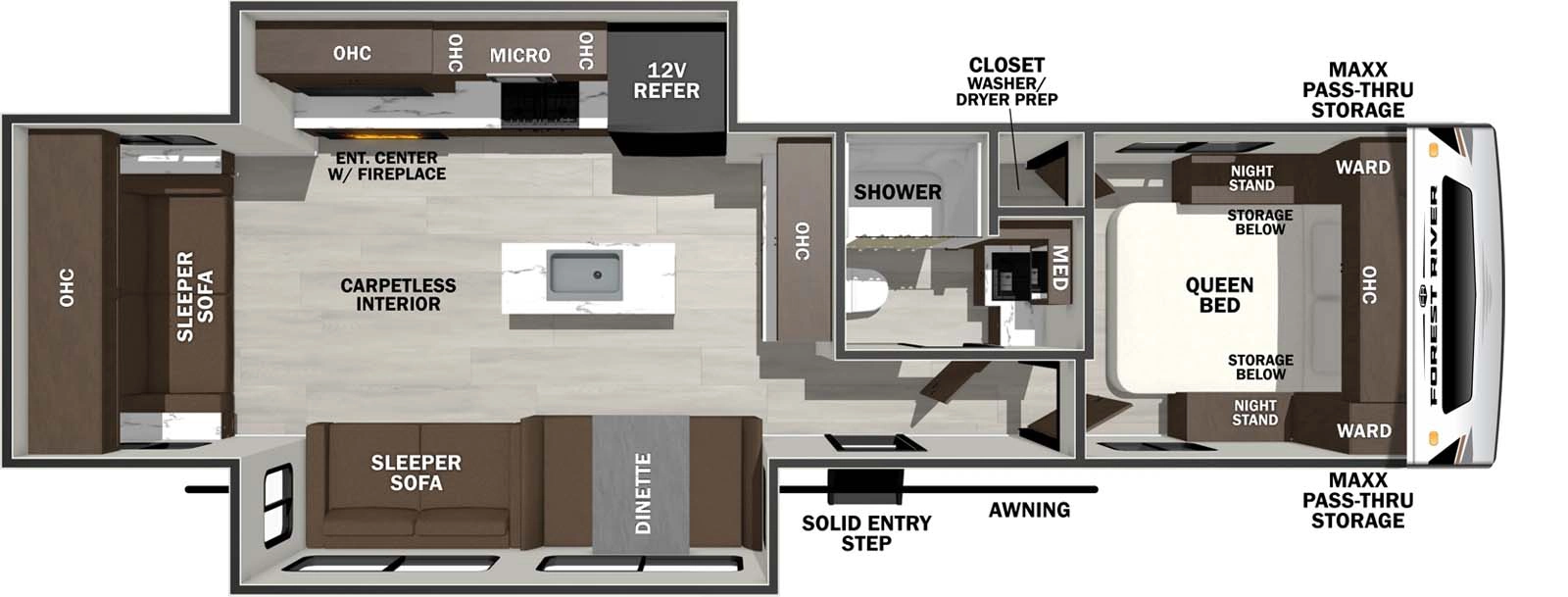 276RLX Floorplan Image